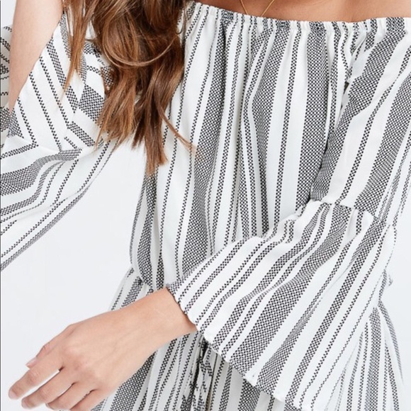 Juliette Striped Romper - Picture 4 of 5